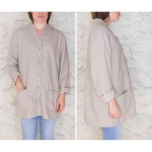 Gudrun Sjoden Linen Jacket - Size L